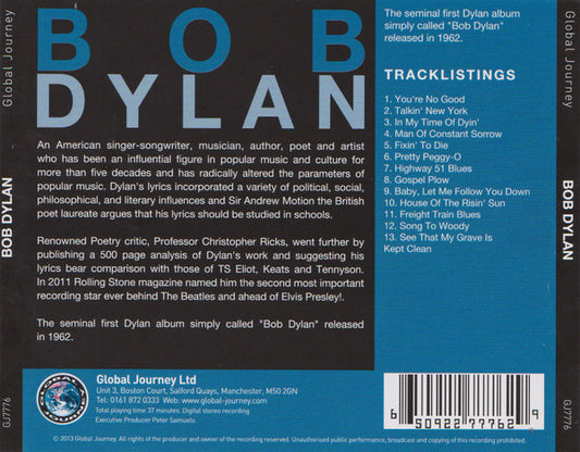 Bob Dylan : Bob Dylan (CD, Album, RE)