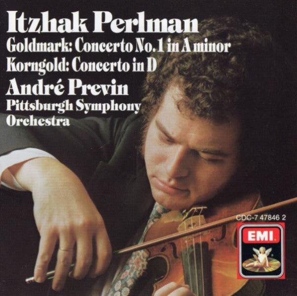 Goldmark* / Korngold* - Itzhak Perlman, André Previn, Pittsburgh Symphony Orchestra : Concerto No. 1 In A Minor / Concerto In D (CD, Comp)