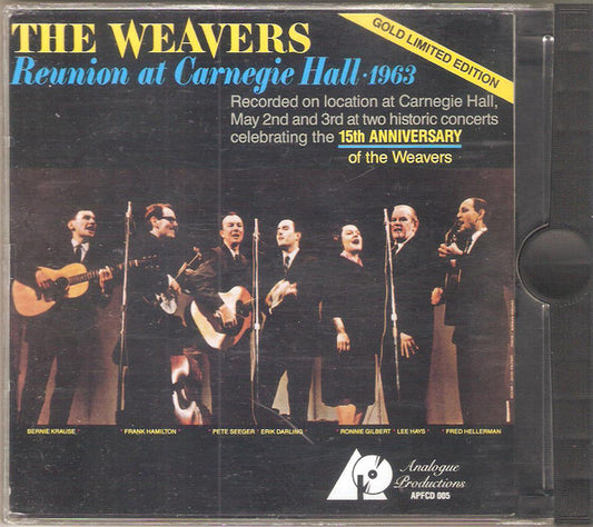 The Weavers : The Weavers Reunion At Carnegie Hall 1963 (CD, Album, RE, RM, 24k)