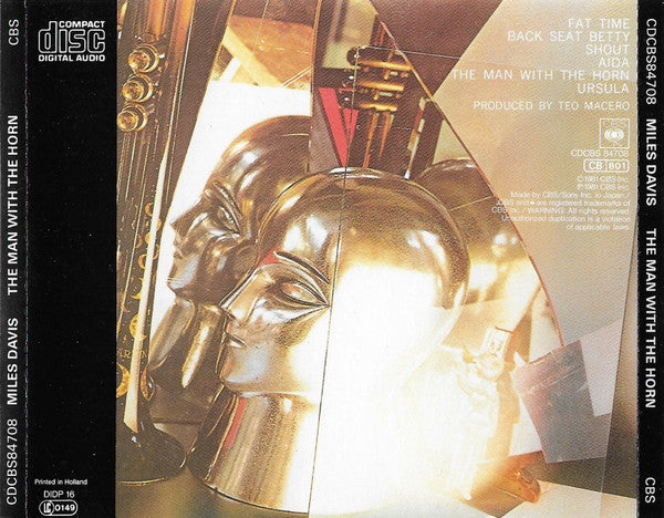 Miles Davis : The Man With The Horn (CD, Album, RE)