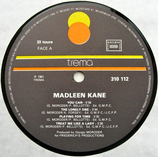 Madleen Kane : You Can (LP, Album)