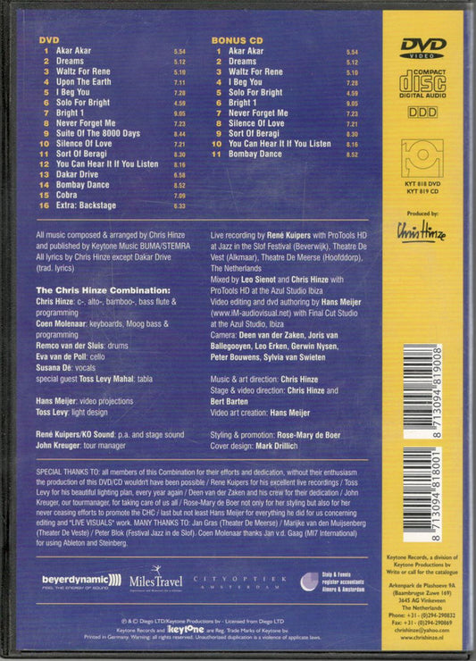 The Chris Hinze Combination : Live In Concert (DVD-V + CD, Album)