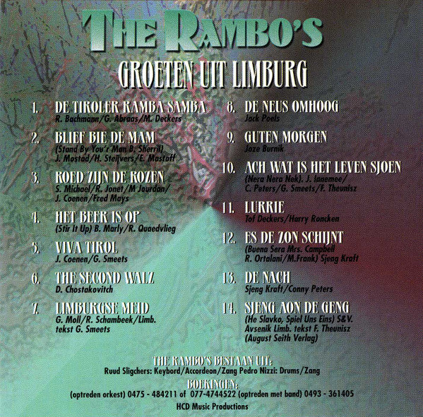 The Rambo's : Groeten Uit Limburg (CD, Album)