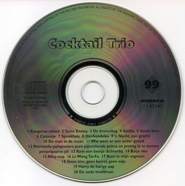 Cocktail Trio : Cocktail Trio (CD, Comp)