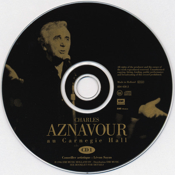 Charles Aznavour : Au Carnegie Hall (2xCD, Album)