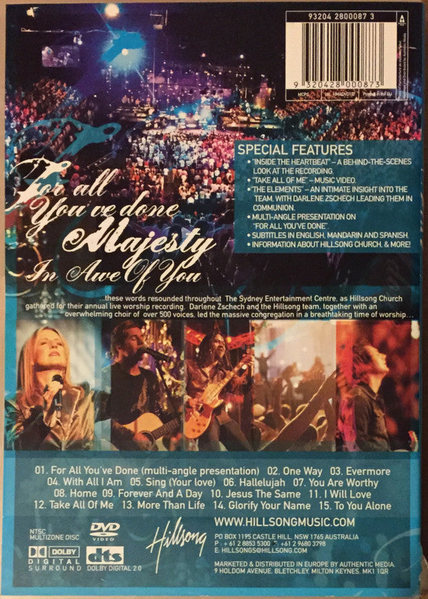 Hillsong : For All You've Done (DVD-V, NTSC)