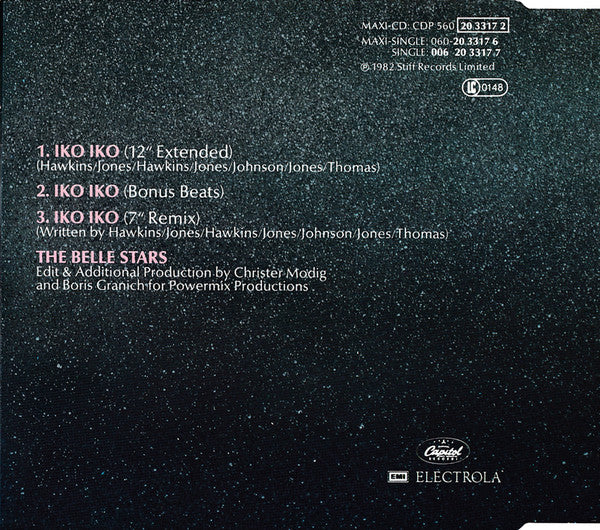 The Belle Stars : Iko Iko (CD, Maxi)