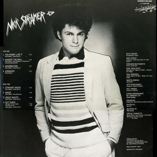 Nick Straker : Nick Straker (LP, Album)