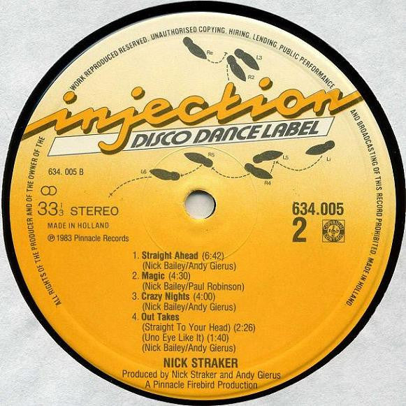 Nick Straker : Nick Straker (LP, Album)