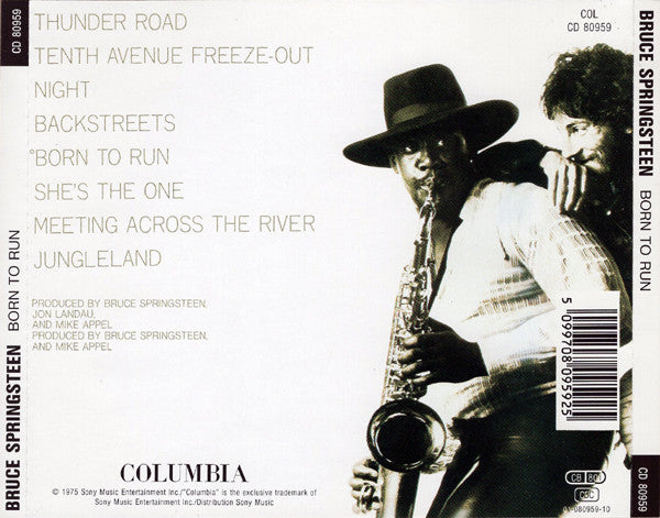 Bruce Springsteen : Born To Run (CD, Album, RE)