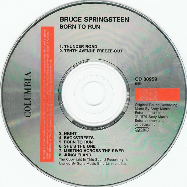 Bruce Springsteen : Born To Run (CD, Album, RE)