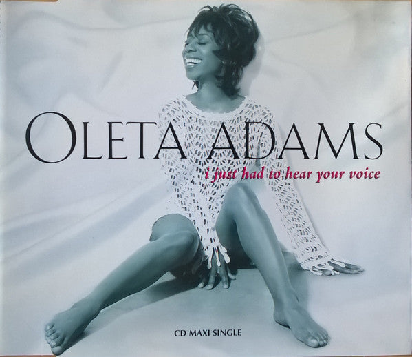 Oleta Adams : I Just Had To Hear Your Voice (CD, Maxi)