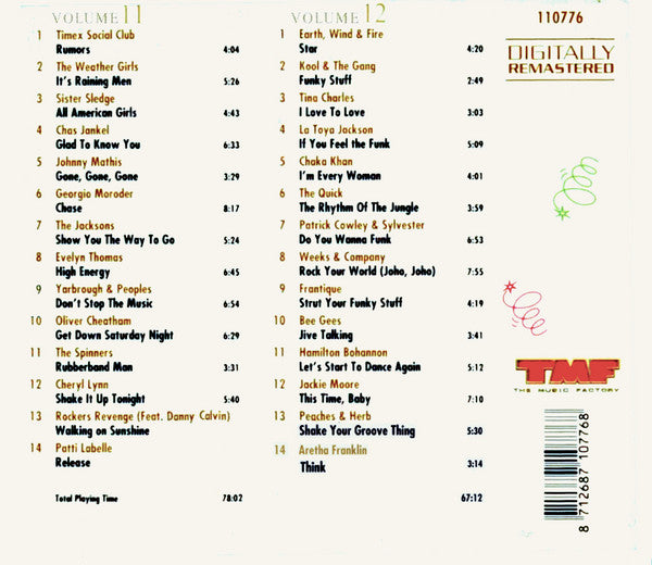 Various : Dance Classics Volume 11 & 12 (2xCD, Comp, RM, TMF)