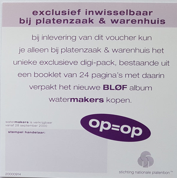 Bløf : Cd-Sleutel (CD-ROM, Promo)