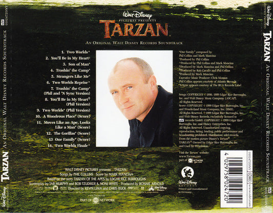 Phil Collins, Mark Mancina : Tarzan (An Original Walt Disney Records Soundtrack) (CD, Album)