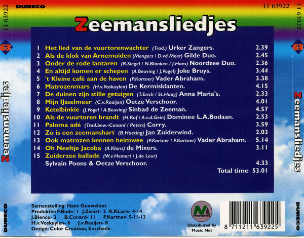 Various : Zeemansliedjes (CD, Comp)