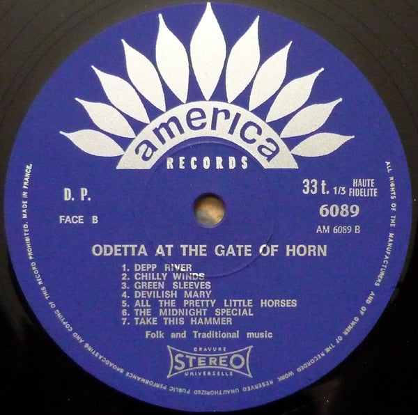 Odetta : At The Gate Of Horn (LP, Album)