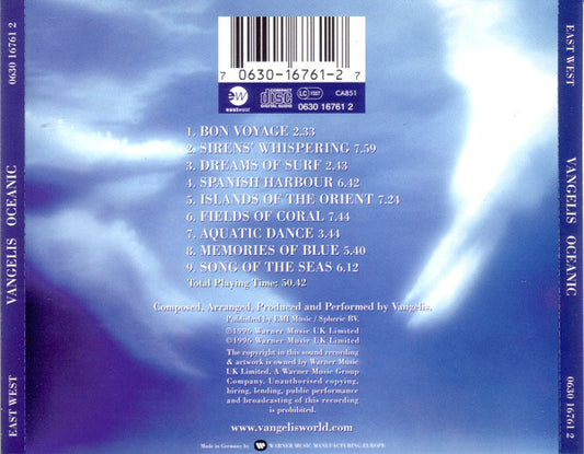 Vangelis : Oceanic (CD, Album)