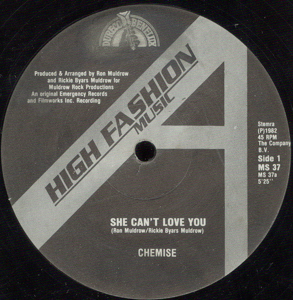 Chemise : She Can't Love You (12", Maxi)