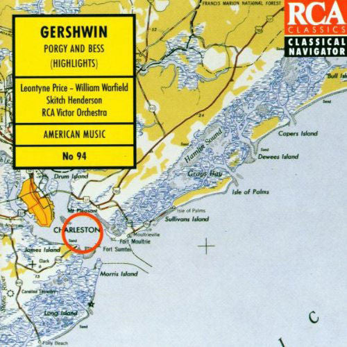 George Gershwin, RCA Victor Symphony Orchestra & RCA Victor Chorus, Leontyne Price, William Warfield, McHenry Boatwright, Skitch Henderson, Leonard Bernstein, Robert Russell Bennett : Porgy And Bess (Highlights) (CD, Comp)