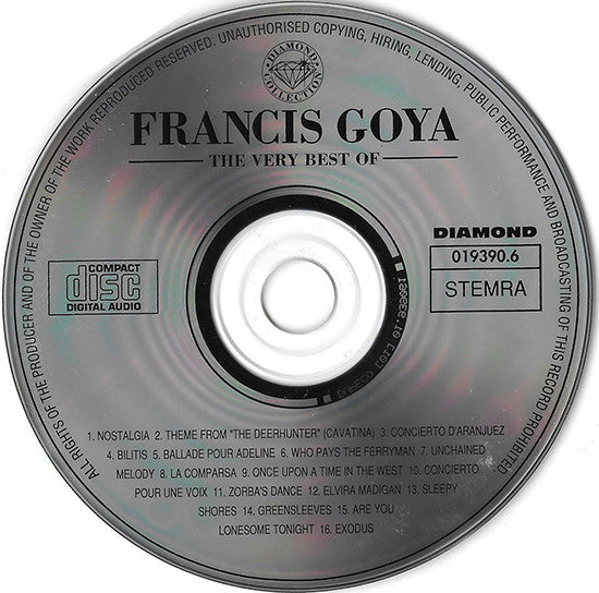 Francis Goya : The Very Best Of (CD, Comp)