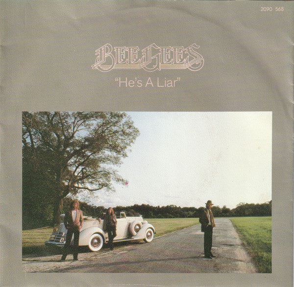 Bee Gees : He's A Liar (7", Single)