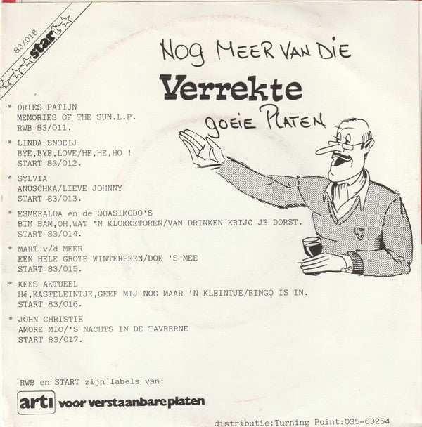Lodewijck van Avezaath : Verrek! Zeg Kerel, Ben Jij 't / Waardeloos (7", Single)
