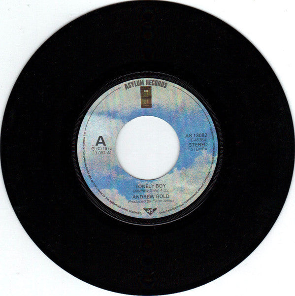Andrew Gold : Lonely Boy (7", Single)