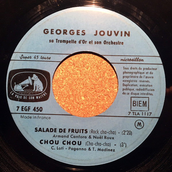 Georges Jouvin, Sa Trompette D'Or Et Son Orchestre : Salade De Fruits (7", EP)