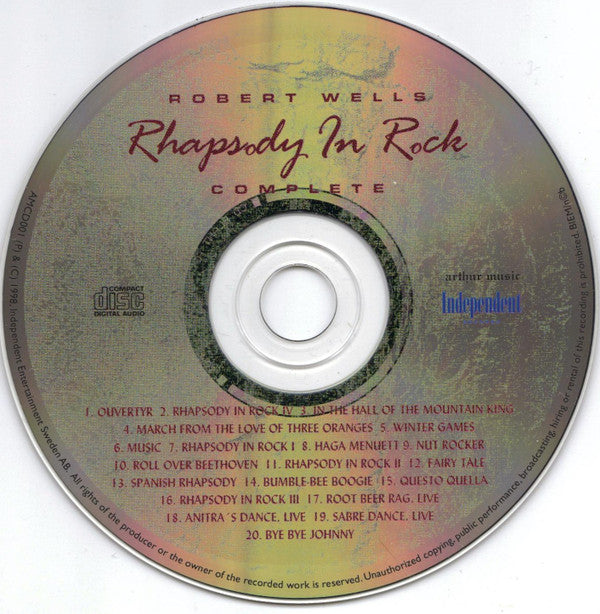 Robert Wells (3), Anders Berglund & Санкт-Петербургский Государственный Симфонический Оркестр : Rhapsody In Rock Complete (CD, Album, Comp)
