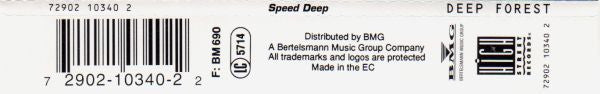 Deep Forest : Speed Deep (CD, Single)