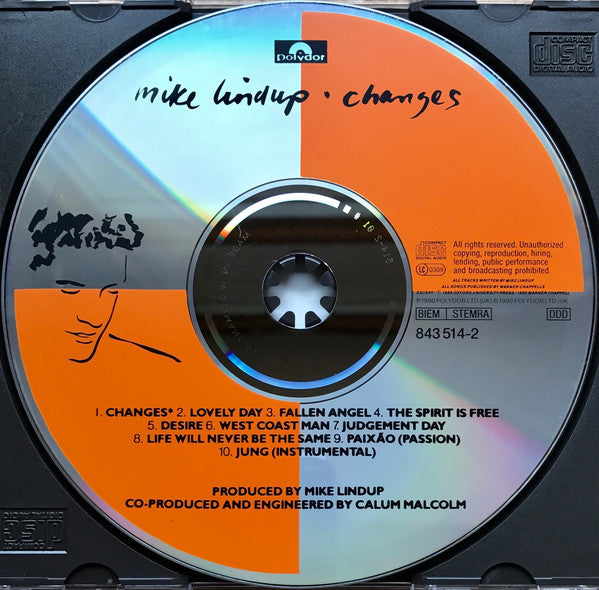 Mike Lindup : Changes (CD, Album)