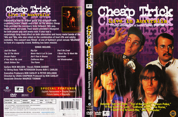 Cheap Trick : Live In Australia (DVD-V, PAL)