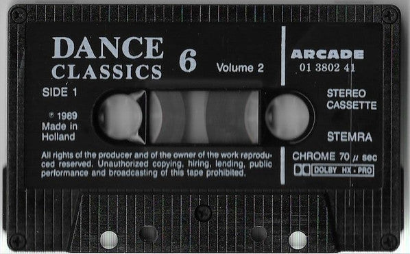 Various : Dance Classics 6 Volume 2 (Cass, Comp)