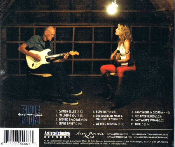 Ana Popović & Milton Popović : Blue Room (CD, Album)
