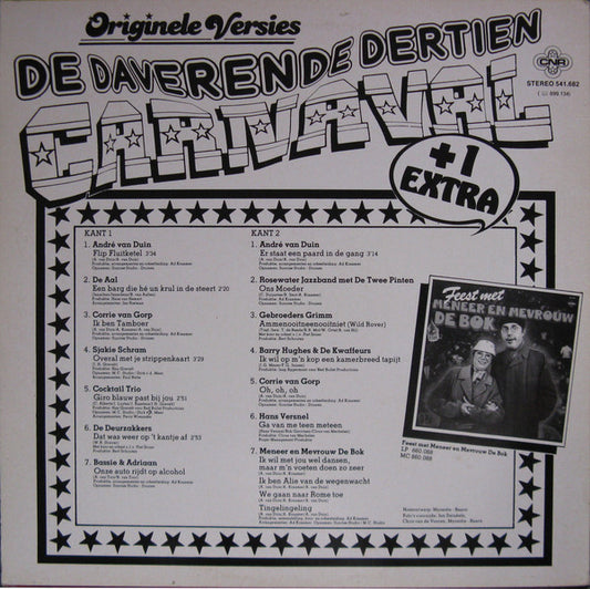Various : De Daverende Dertien Carnaval + 1 Extra (LP, Comp)