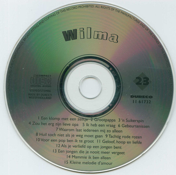 Wilma : Wilma (CD, Comp)