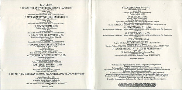 Diana Ross : 14 Greatest Hits (CD, Comp)