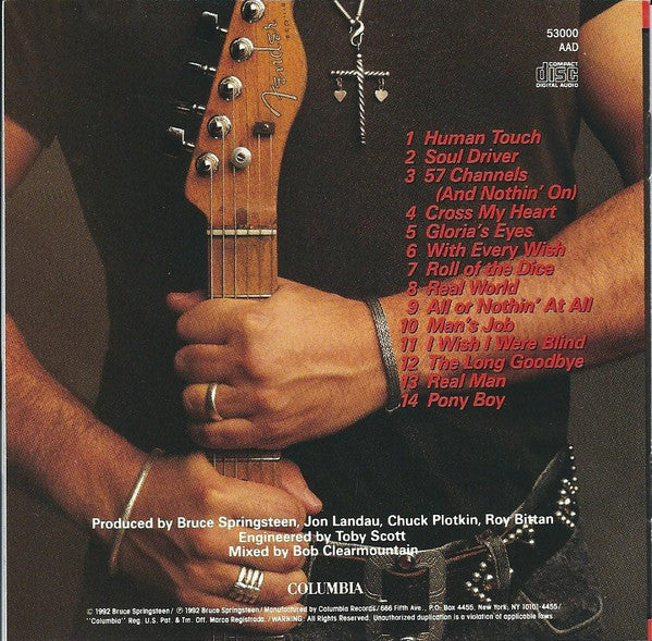 Bruce Springsteen : Human Touch (CD, Album, Pit)