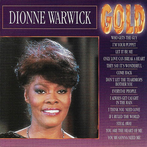Dionne Warwick : Gold (CD, Comp)