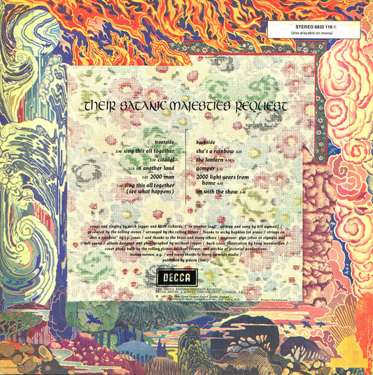 The Rolling Stones : Their Satanic Majesties Request (LP, Album, RE)