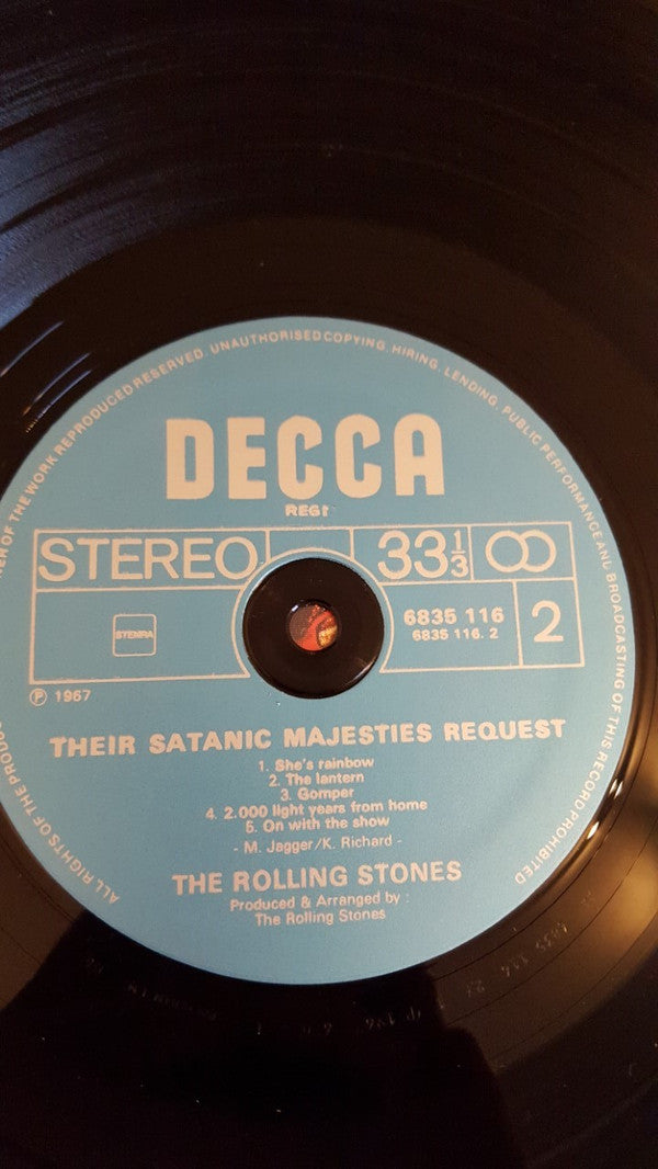 The Rolling Stones : Their Satanic Majesties Request (LP, Album, RE)