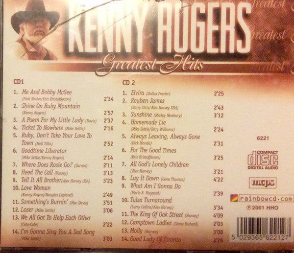 Kenny Rogers : Kenny Rogers Greatest Hits (2xCD, Comp)