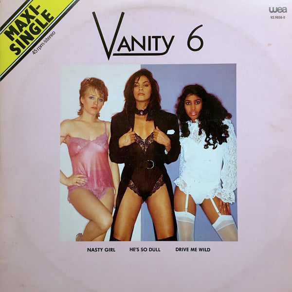 Vanity 6 : Nasty Girl / He's So Dull / Drive Me Wild (12", Maxi)