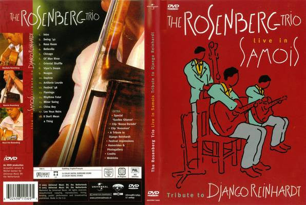 The Rosenberg Trio : Live In Samois - Tribute To Django Reinhardt (DVD, PAL)