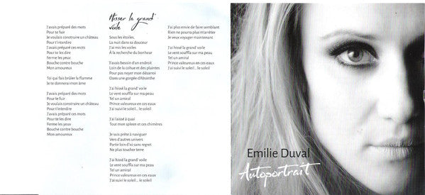 Emilie Duval : Autoportrait (CD, Album)