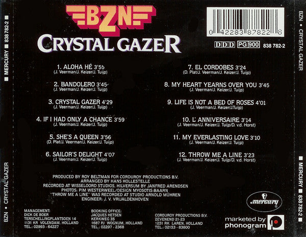 BZN : Crystal Gazer (CD, Album)