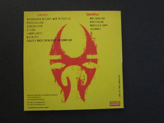 Soulfly : Primitive (CD-ROM, Enh, Ltd, Promo)