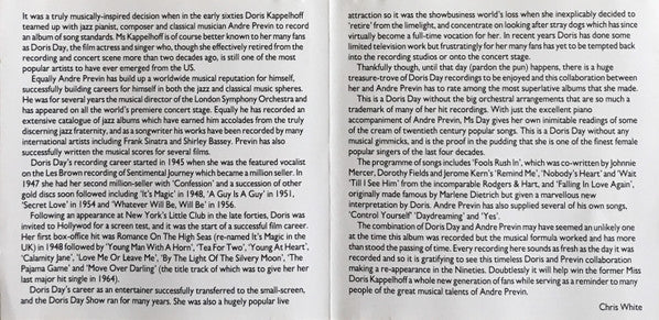 Doris Day & André Previn : Duet (CD, Album, RE)