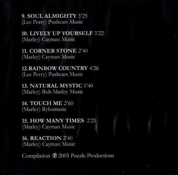 Bob Marley : Lively Up Yourself (CD, Album, Comp)